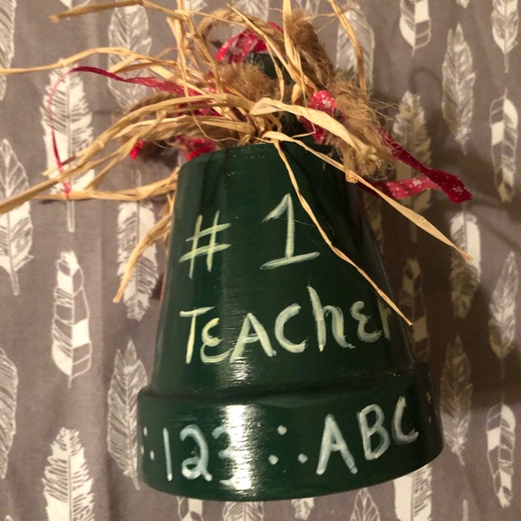 Hand-painted Teacher Appreciation Bell - Picture 3 of 3